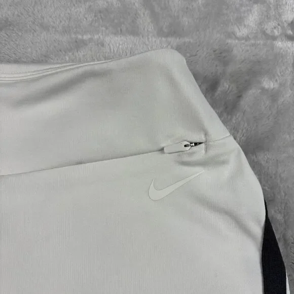 Nike Dri-FIT Skort Womens XS White Stripe Tennis Court Running Spring AV3666-133 - Picture 4 of 9